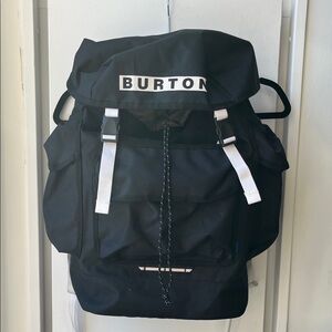 Burton Classic Black Backpack with White Accents